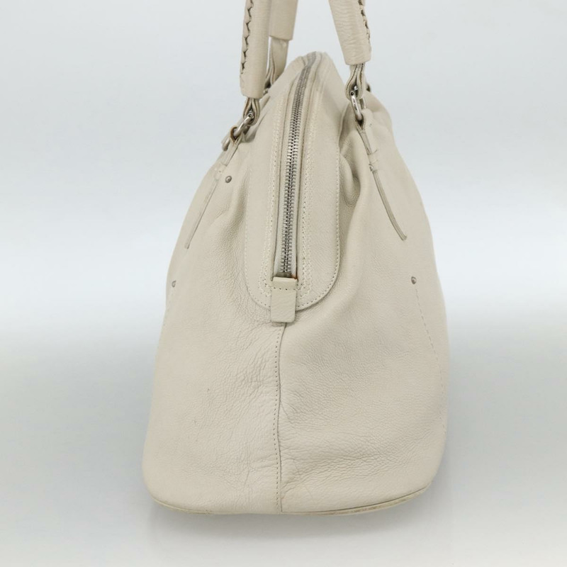 【日本直送】Christian Dior 白色銀色真皮單肩包 正品 ka3530A-3