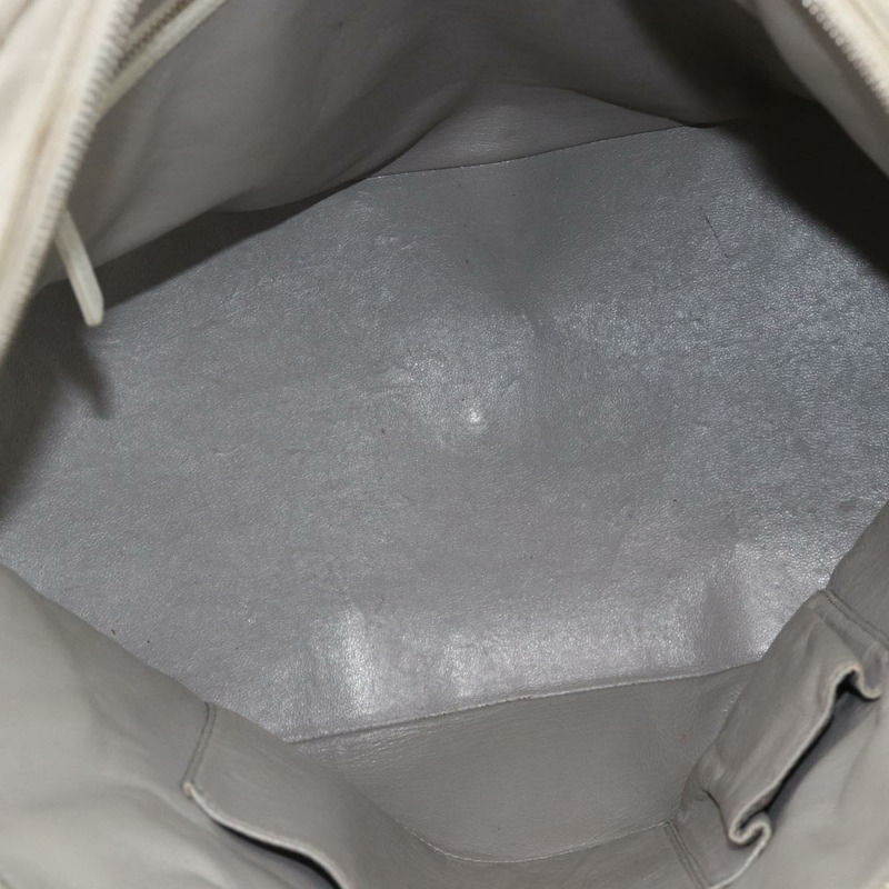 【日本直送】Christian Dior 白色銀色真皮單肩包 正品 ka3530A-10