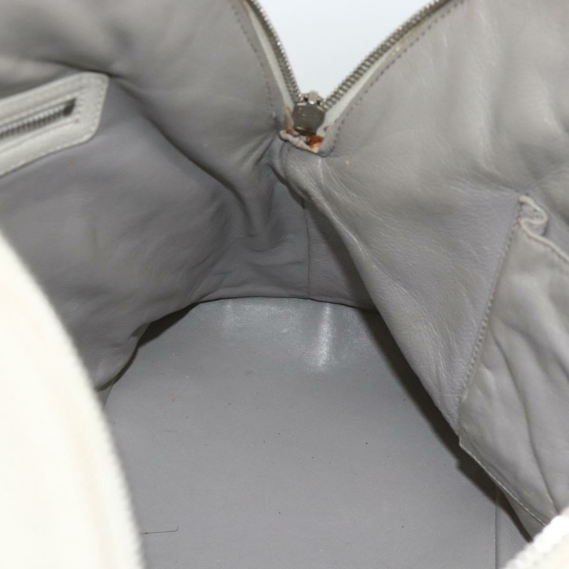 【日本直送】Christian Dior 白色銀色真皮單肩包 正品 ka3530A-18