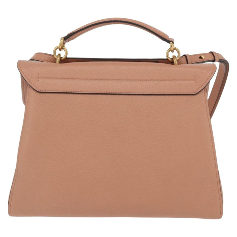 【日本直送】Salvatore Ferragamo Margot 肩背包 皮革 米色 金色 正品 ka3483A-1