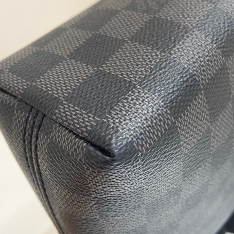 Louis Vuitton 路易威登黑棋盤格郵差包    尺寸：30*24*7 成色超靚-6