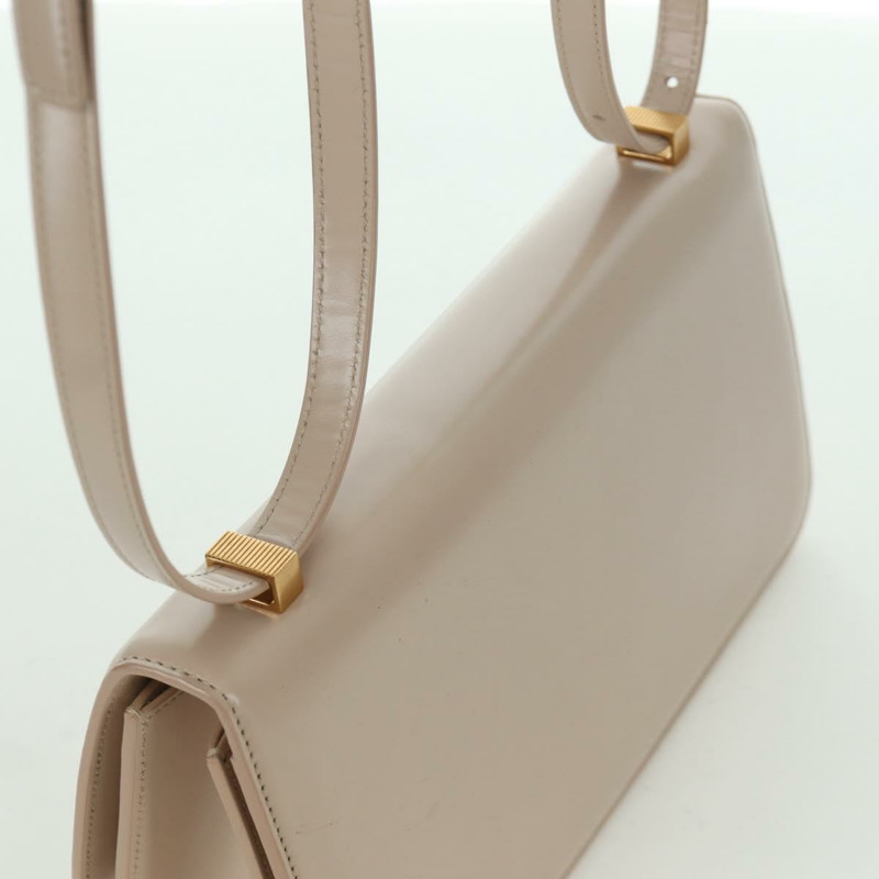 【日本直送】BOTTEGA VENETA 粉紅金色皮革單肩包 Auth bs34206A-5