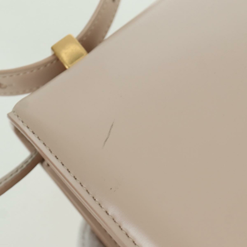 【日本直送】BOTTEGA VENETA 粉紅金色皮革單肩包 Auth bs34206A-7