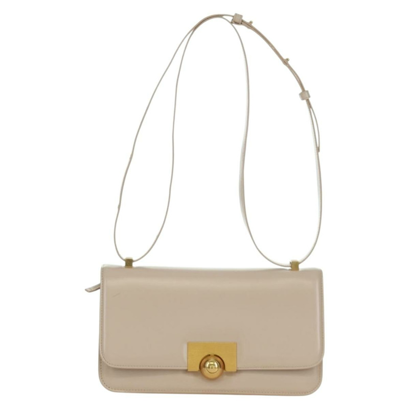 【日本直送】BOTTEGA VENETA 粉紅金色皮革單肩包 Auth bs34206A-12