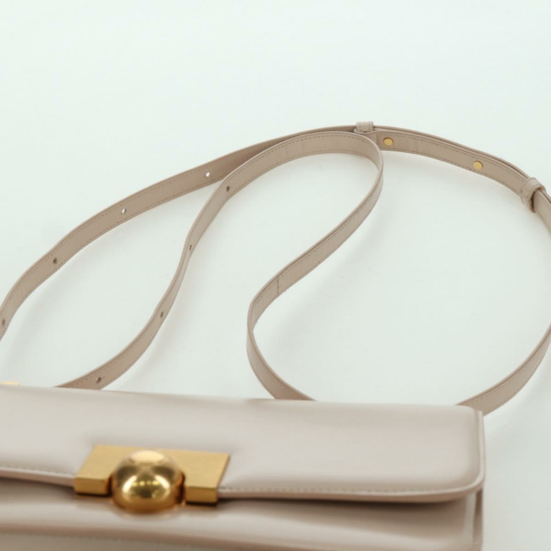 【日本直送】BOTTEGA VENETA 粉紅金色皮革單肩包 Auth bs34206A-13