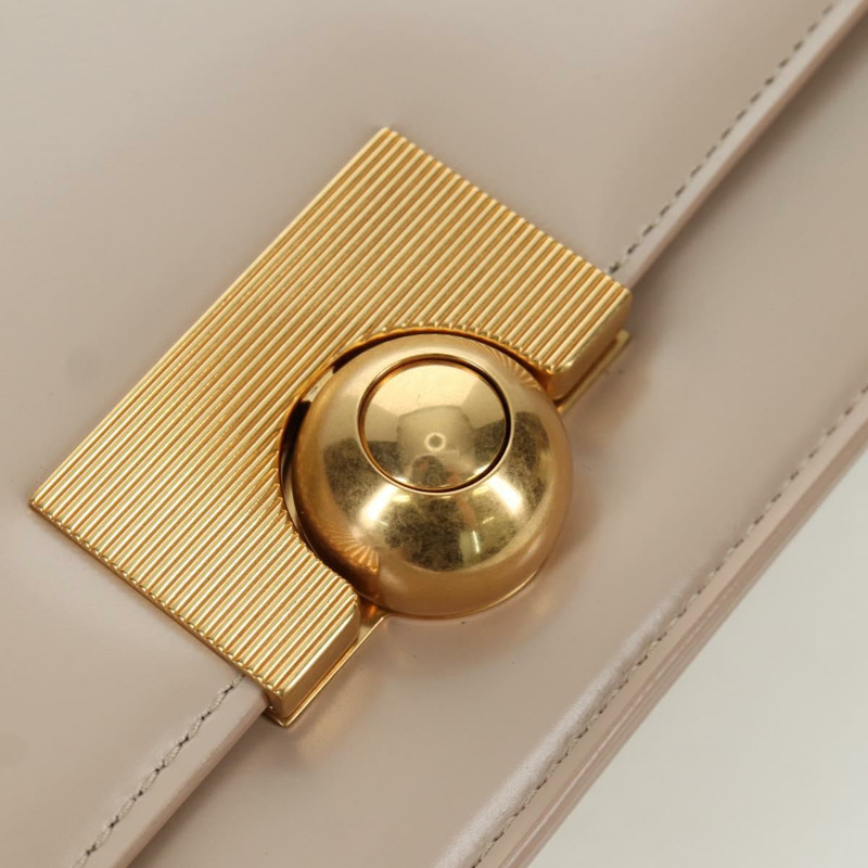 【日本直送】BOTTEGA VENETA 粉紅金色皮革單肩包 Auth bs34206A-18