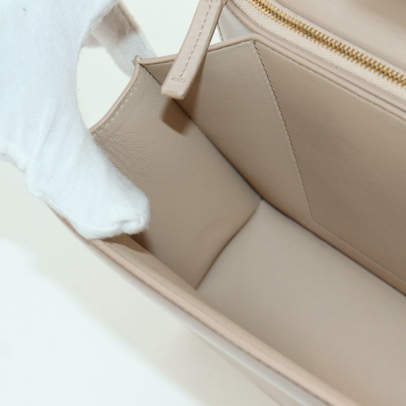 【日本直送】BOTTEGA VENETA 粉紅金色皮革單肩包 Auth bs34206A-22