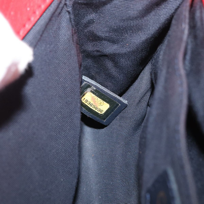 【日本直送】香奈兒鏈絎縫 Boy Chanel 單肩包帆布紅金色 CC Auth ka3474SAM-11