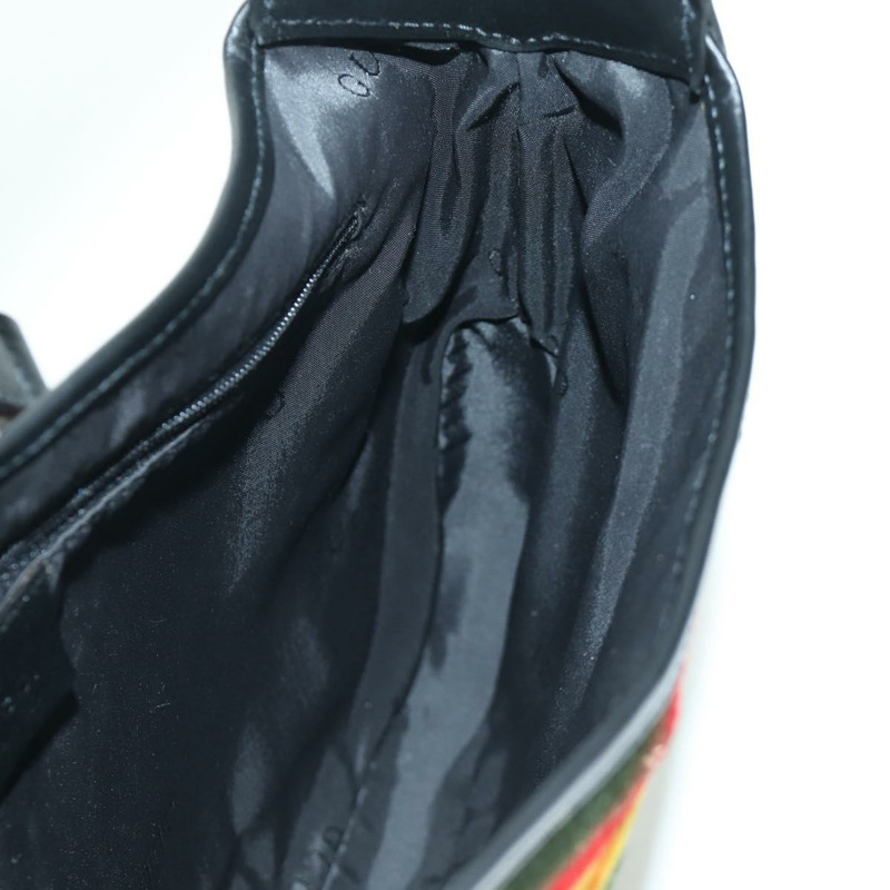 【日本直送】GUCCI Jackie 漩渦印花單肩包 天鵝絨 黑色 銀色 001 3306 正品 SW2243SM-21