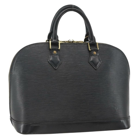 路易威登 Epi Alma 手提包 Noir 黑色 M52142 LV 正品 BAZ687A