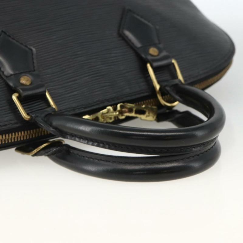 【日本直送】路易威登 Epi Alma 手提包 Noir 黑色 M52142 LV 正品 BAZ687A-6