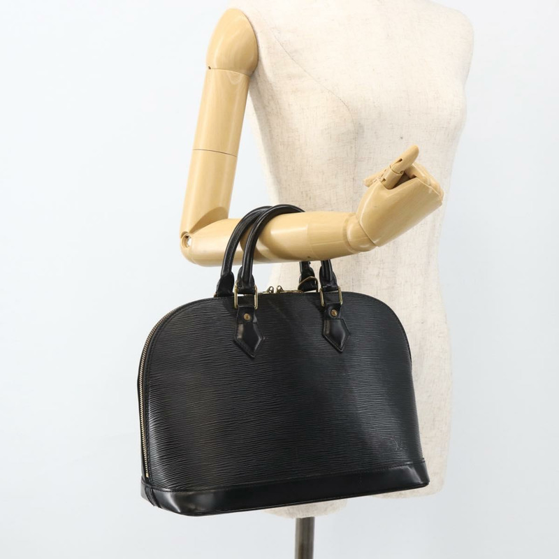 【日本直送】路易威登 Epi Alma 手提包 Noir 黑色 M52142 LV 正品 BAZ687A-19