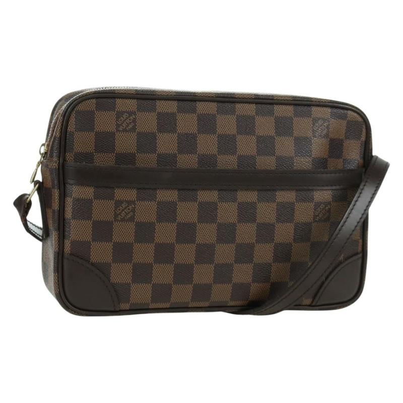 【日本直送】路易威登 Damier Ebene Trocadero 27 肩背包 SPO N48085 LV Auth BAZ735A-0