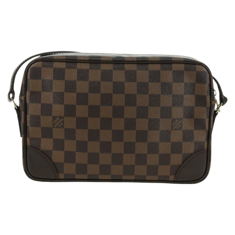 【日本直送】路易威登 Damier Ebene Trocadero 27 肩背包 SPO N48085 LV Auth BAZ735A-1