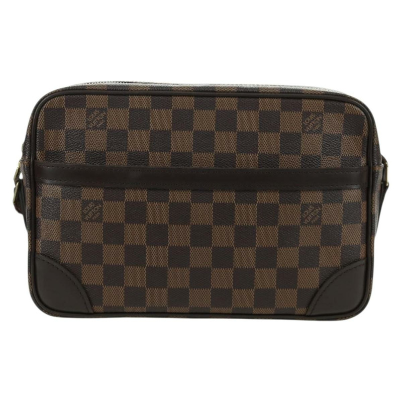 【日本直送】路易威登 Damier Ebene Trocadero 27 肩背包 SPO N48085 LV Auth BAZ735A-12