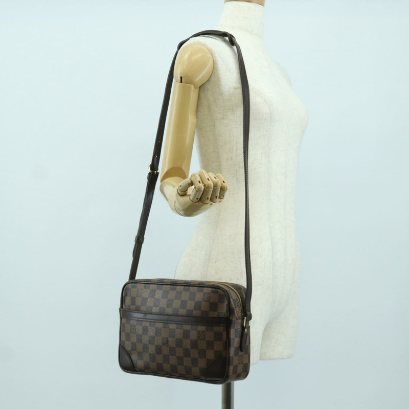 【日本直送】路易威登 Damier Ebene Trocadero 27 肩背包 SPO N48085 LV Auth BAZ735A-24