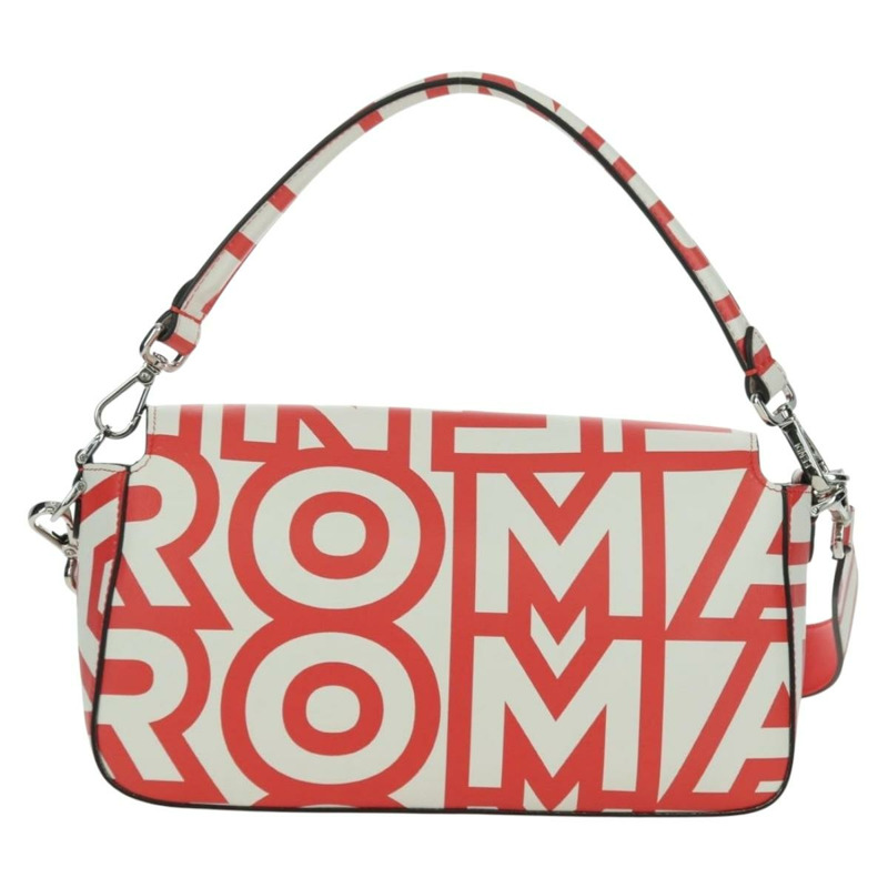 【日本直送】FENDI 與 Marc Jacobs 聯名款 Mamma Baguette 皮革雙肩包 紅色 Auth BAZ729SAM-1