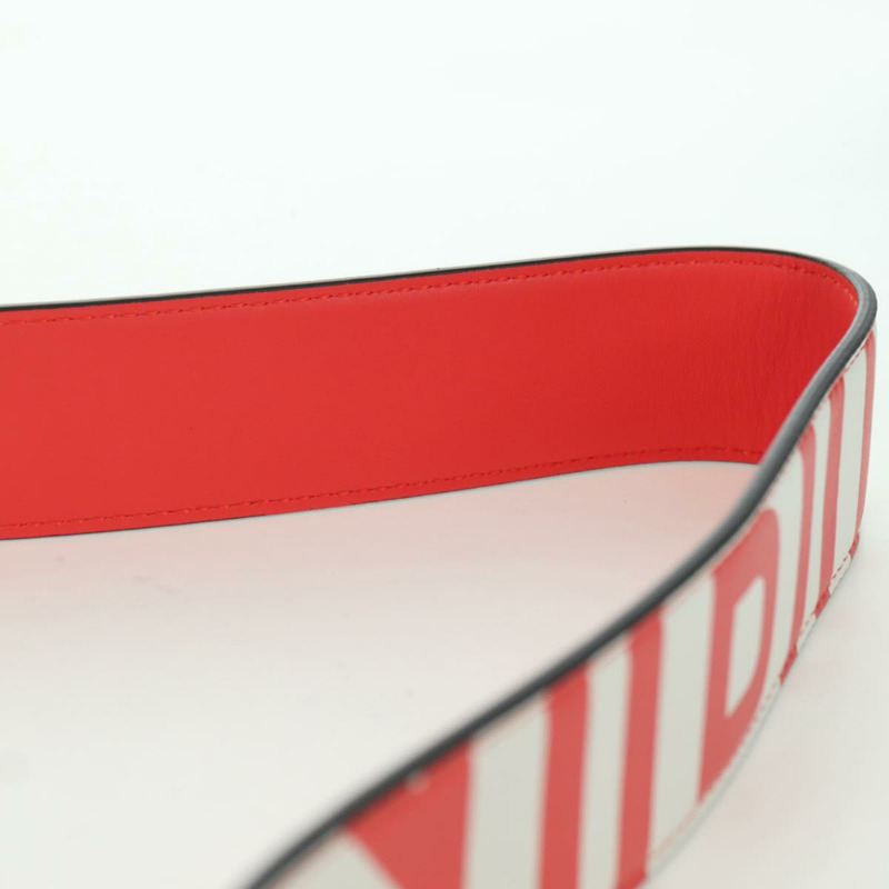 【日本直送】FENDI 與 Marc Jacobs 聯名款 Mamma Baguette 皮革雙肩包 紅色 Auth BAZ729SAM-14