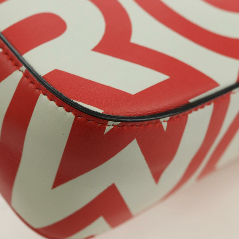 【日本直送】FENDI 與 Marc Jacobs 聯名款 Mamma Baguette 皮革雙肩包 紅色 Auth BAZ729SAM-16