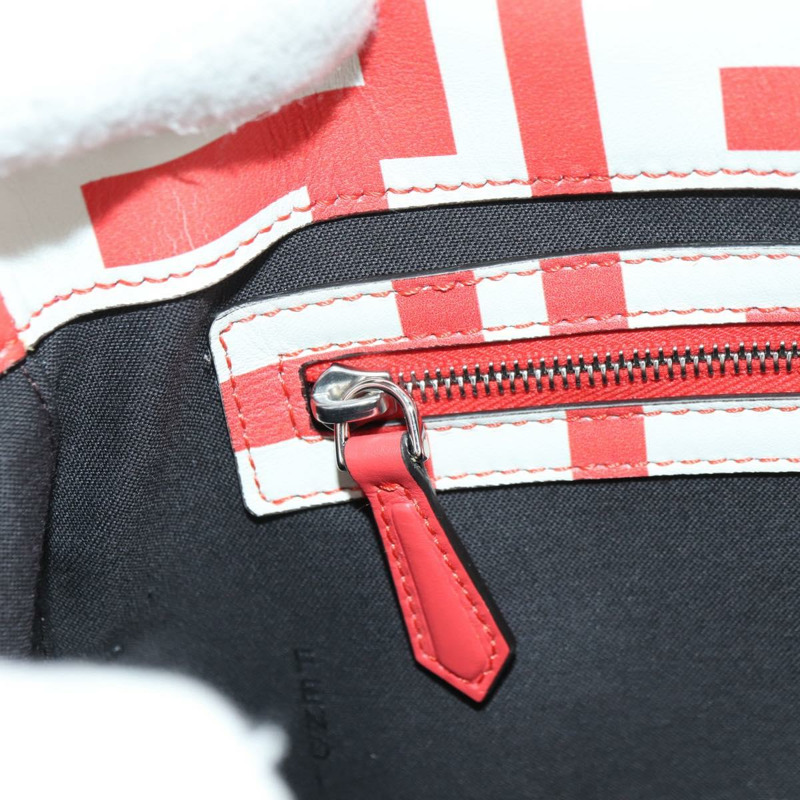 【日本直送】FENDI 與 Marc Jacobs 聯名款 Mamma Baguette 皮革雙肩包 紅色 Auth BAZ729SAM-24