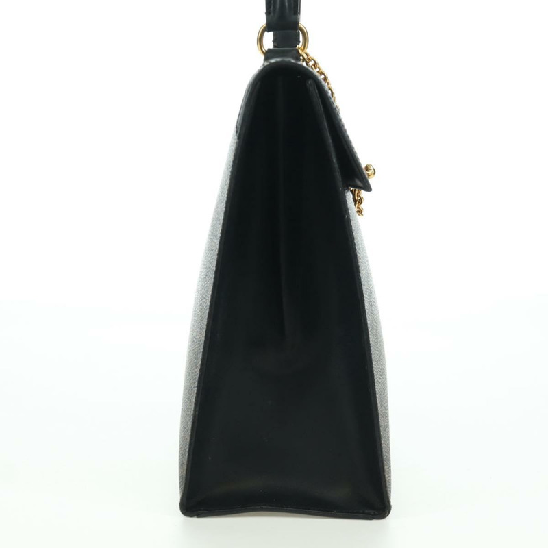 【日本直送】CELINE Macadam帆布手提包 PVC皮革 黑色金色 正品 BAZ800V-3