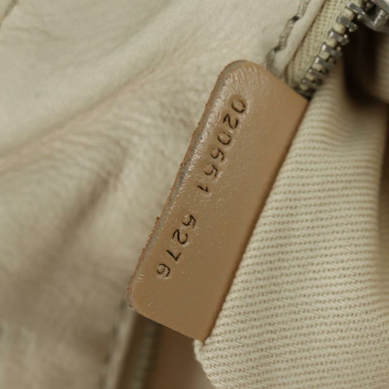【日本直送】Chloe Paddington 手提包 皮革 象牙色 金色 銀色 正品 ARZ911SAV-10