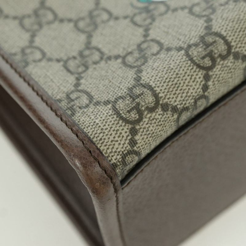 【日本直送】GUCCI GG Supreme 唐老鴨迪士尼聯名款 PVC 雙面米色 648134 正品 BAZ859SM-8