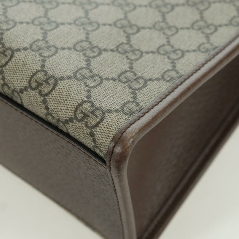 【日本直送】GUCCI GG Supreme 唐老鴨迪士尼聯名款 PVC 雙面米色 648134 正品 BAZ859SM-17