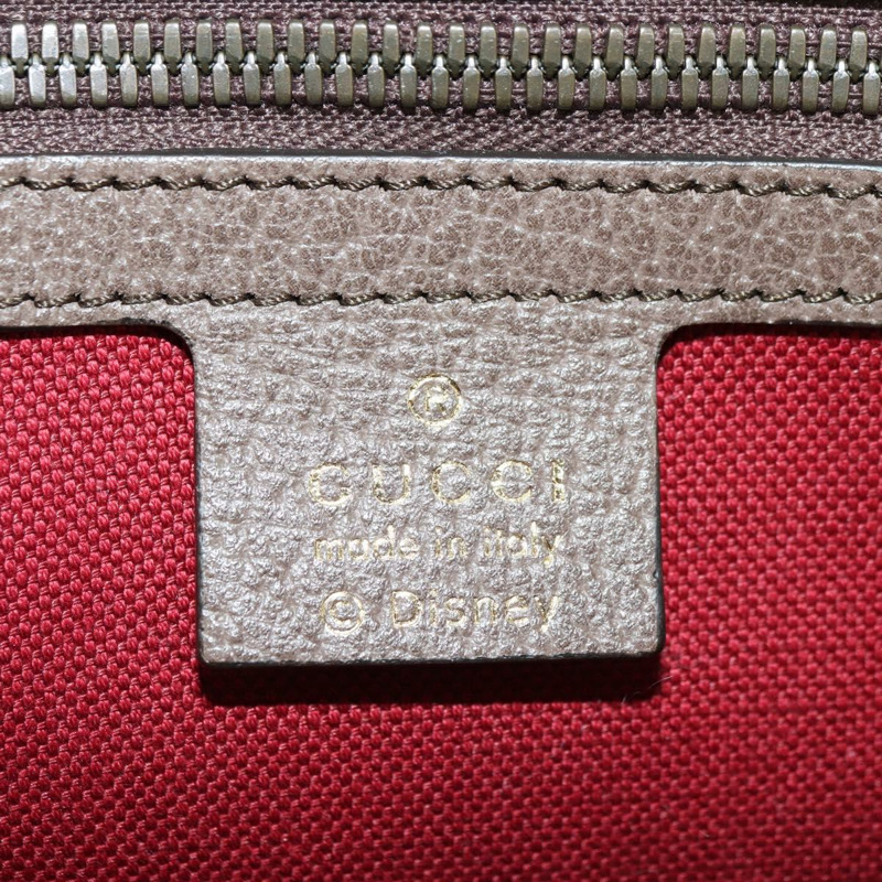 【日本直送】GUCCI GG Supreme 唐老鴨迪士尼聯名款 PVC 雙面米色 648134 正品 BAZ859SM-21