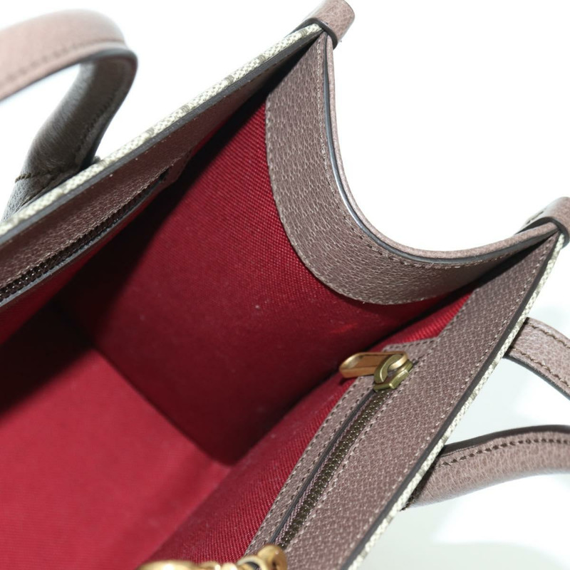 【日本直送】GUCCI GG Supreme 唐老鴨迪士尼聯名款 PVC 雙面米色 648134 正品 BAZ859SM-22