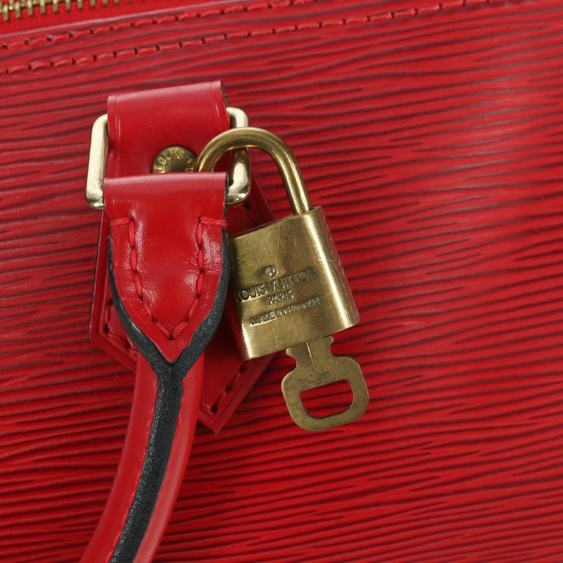 【日本直送】路易威登 Epi Speedy 35 手提包 卡斯蒂利亞紅 M42997 LV 正品 ARZ854V-8