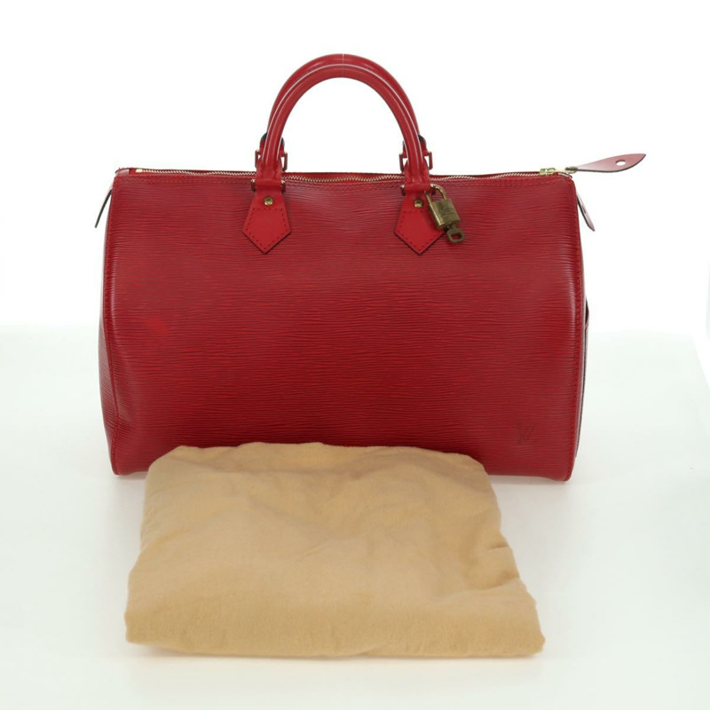【日本直送】路易威登 Epi Speedy 35 手提包 卡斯蒂利亞紅 M42997 LV 正品 ARZ854V-11