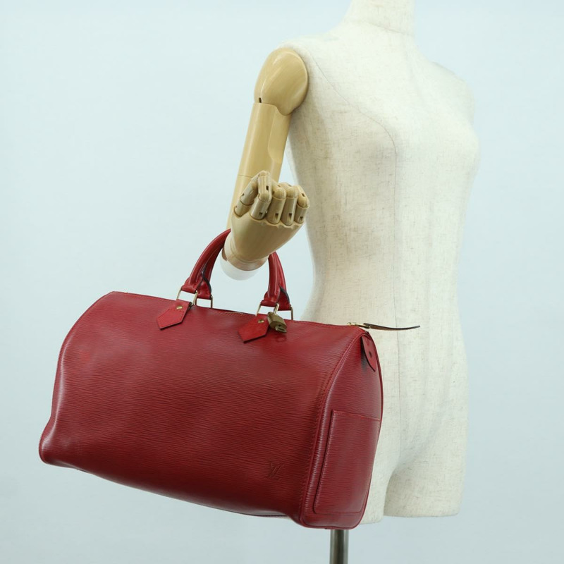 【日本直送】路易威登 Epi Speedy 35 手提包 卡斯蒂利亞紅 M42997 LV 正品 ARZ854V-23