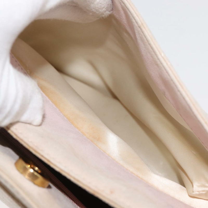 【日本直送】香奈兒 (CHANEL) 粉紅金CC標誌麂皮手提包，型號BAZ810A-23