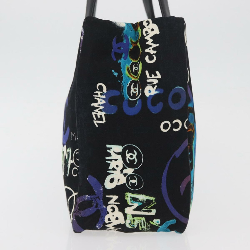 【日本直送】香奈兒新款旅遊系列尼龍包 夏威夷限量版 黑色 銀色 CC 標誌 正品 YKZ875A-2