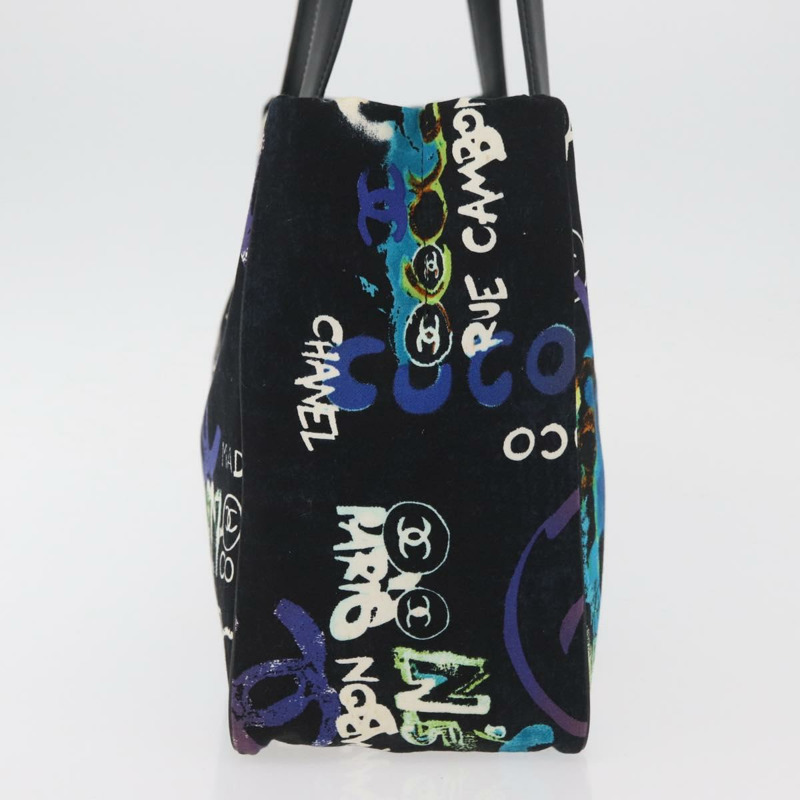 【日本直送】香奈兒新款旅遊系列尼龍包 夏威夷限量版 黑色 銀色 CC 標誌 正品 YKZ875A-3