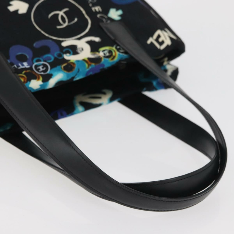 【日本直送】香奈兒新款旅遊系列尼龍包 夏威夷限量版 黑色 銀色 CC 標誌 正品 YKZ875A-6