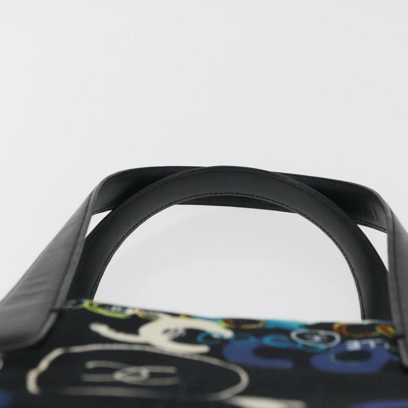 【日本直送】香奈兒新款旅遊系列尼龍包 夏威夷限量版 黑色 銀色 CC 標誌 正品 YKZ875A-7