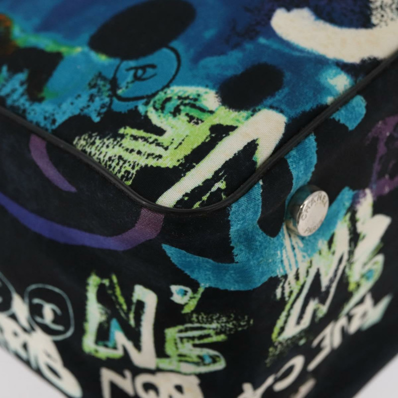 【日本直送】香奈兒新款旅遊系列尼龍包 夏威夷限量版 黑色 銀色 CC 標誌 正品 YKZ875A-14