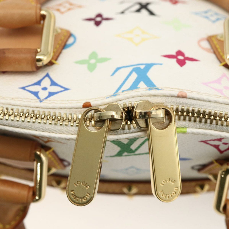 【日本直送】路易威登 Monogram Multicolor Alma 手提包 白色 M92647 LV 正品 BA11955V-9