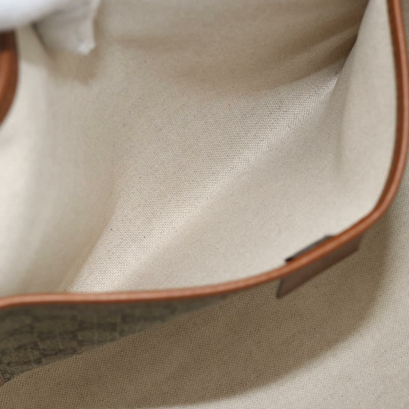 【日本直送】GUCCI GG Supreme Web Sherry Line 手提包 PVC 米色 金色 211134 正品 YKZ918A-20