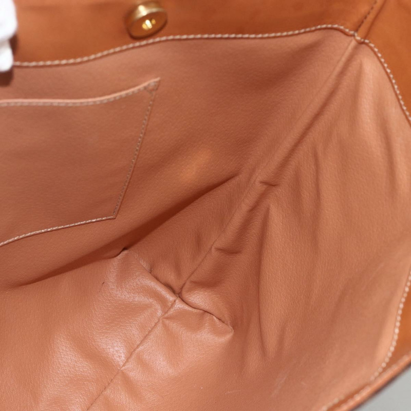 【日本直送】CELINE Macadam帆布圓形手袋 PVC皮革 棕色金色 正品 174350A-16