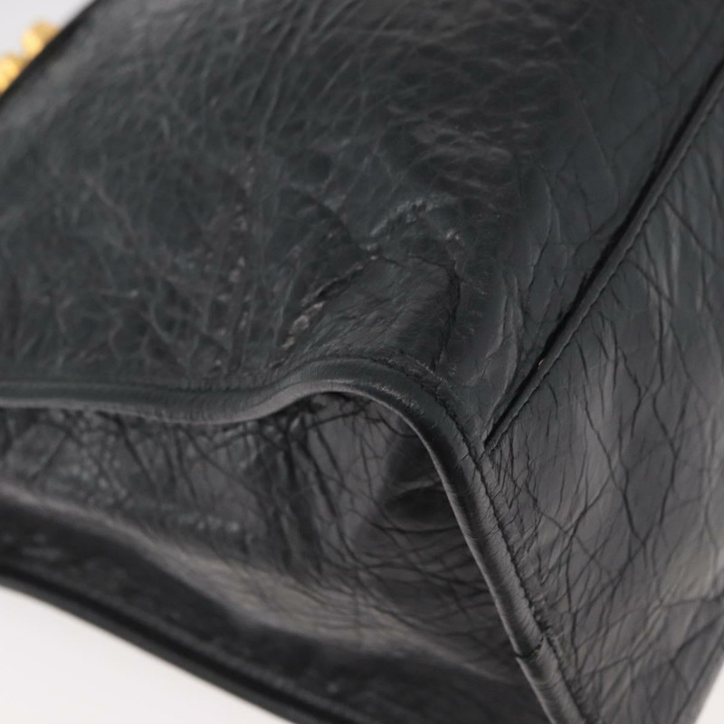 【日本直送】BALENCIAGA Giant City Bag 皮革 2way 金/黑 281770 Auth yk20208SAM-15