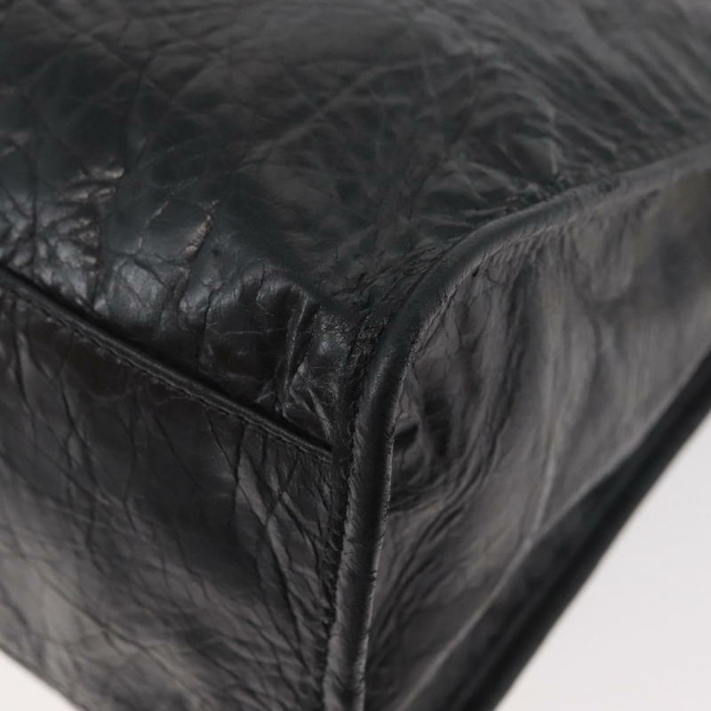 【日本直送】BALENCIAGA Giant City Bag 皮革 2way 金/黑 281770 Auth yk20208SAM-16