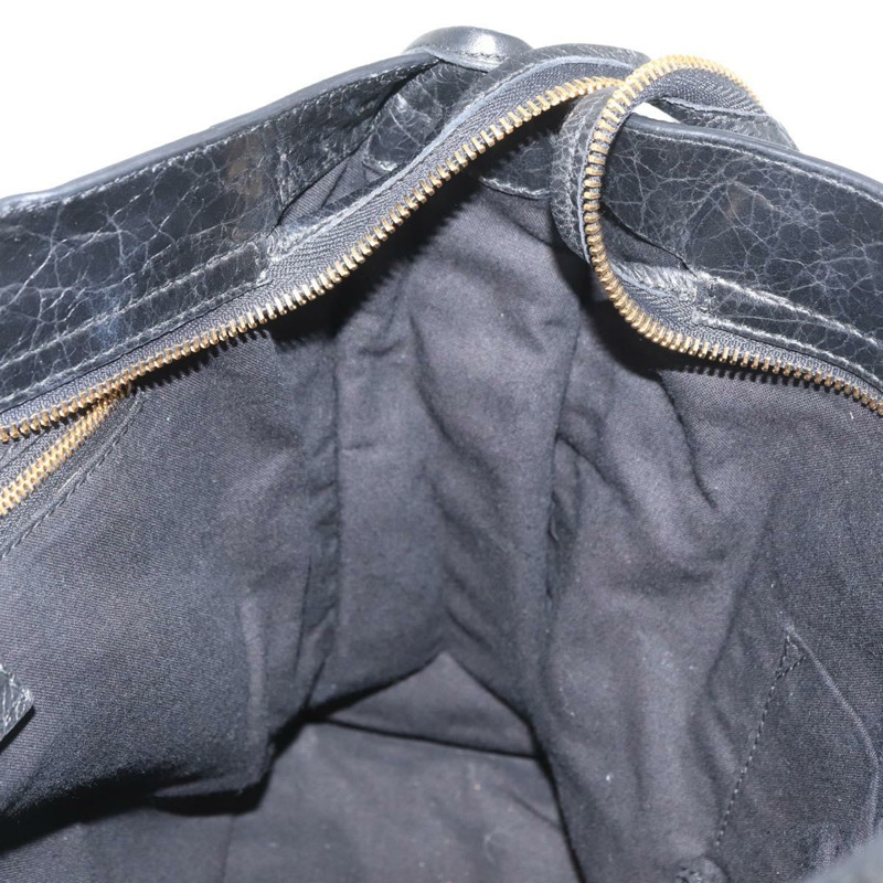 【日本直送】BALENCIAGA Giant City Bag 皮革 2way 金/黑 281770 Auth yk20208SAM-22