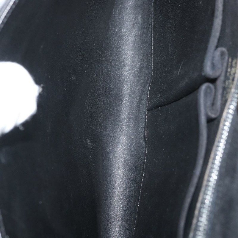 【日本直送】CELINE Macadam 鏈條單肩包 麂皮 黑色 金色 正品 INZ025A-10