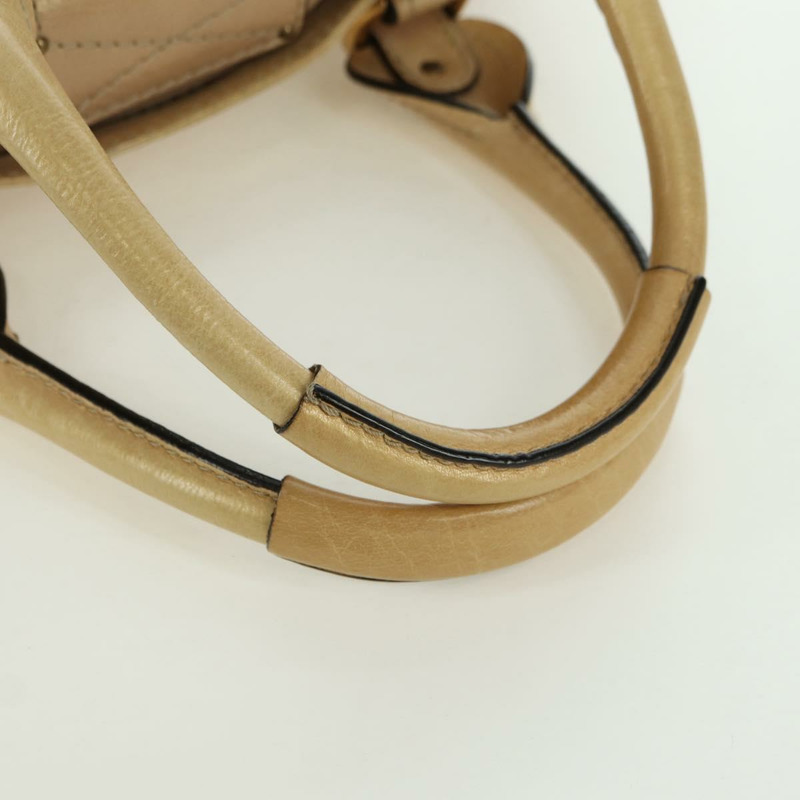 【日本直送】Chloe Paddington 手提包 皮革 金銀 正品 am11229V-6