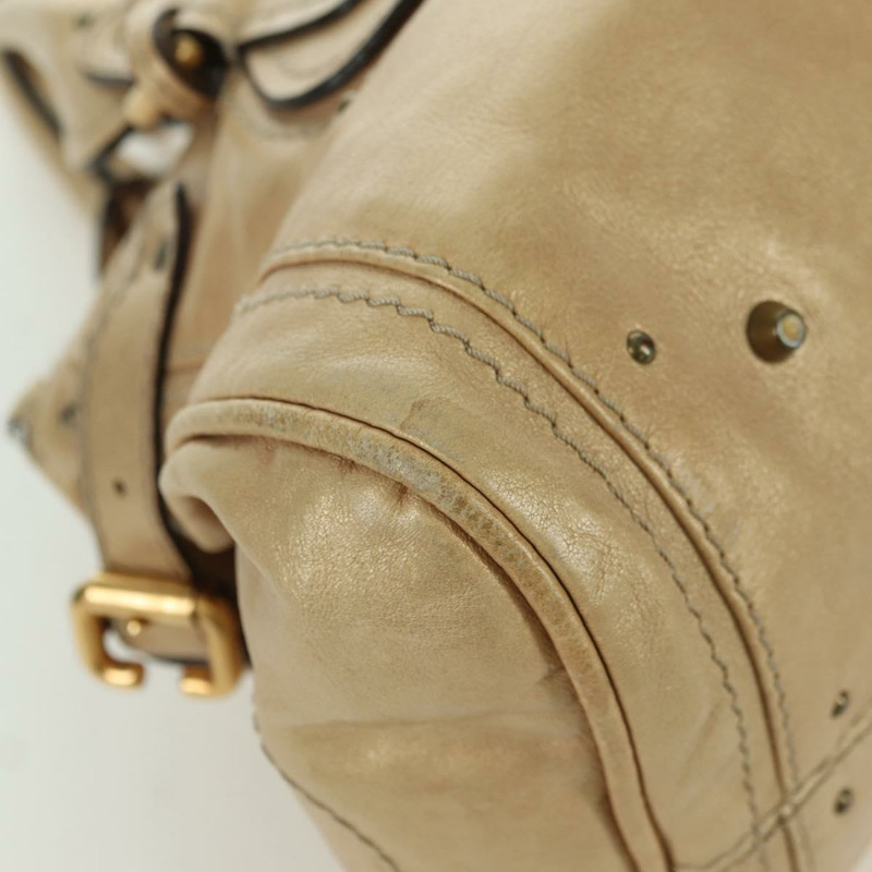 【日本直送】Chloe Paddington 手提包 皮革 金銀 正品 am11229V-7