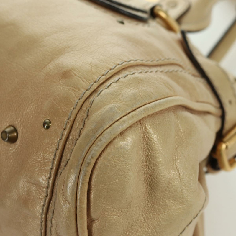 【日本直送】Chloe Paddington 手提包 皮革 金銀 正品 am11229V-14