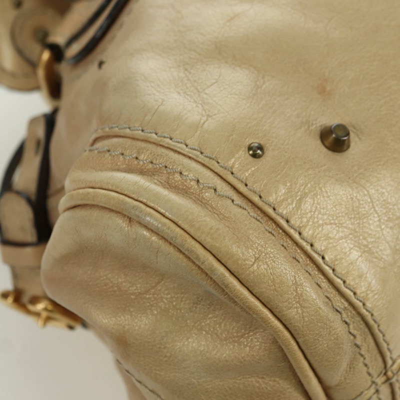 【日本直送】Chloe Paddington 手提包 皮革 金銀 正品 am11229V-15